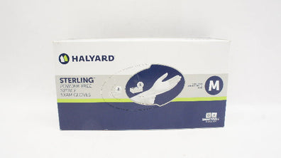 Halyard 50707 Sterling Power-Free Nitrile Exam Gloves M - Box of 200